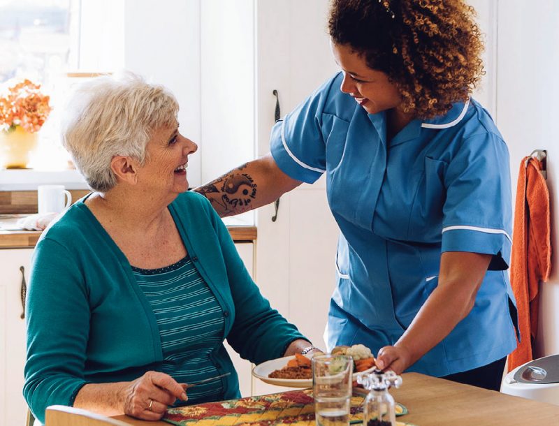 Care. Home Health Care. Monk & Canatella – Care in the community.